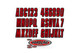 Kubota RTV Boat Lettering Ox Red/Black Registration Kit by Hardline Products